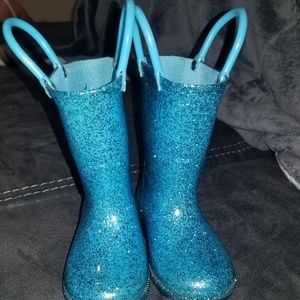 Toddler Western Chief glitter rain boots